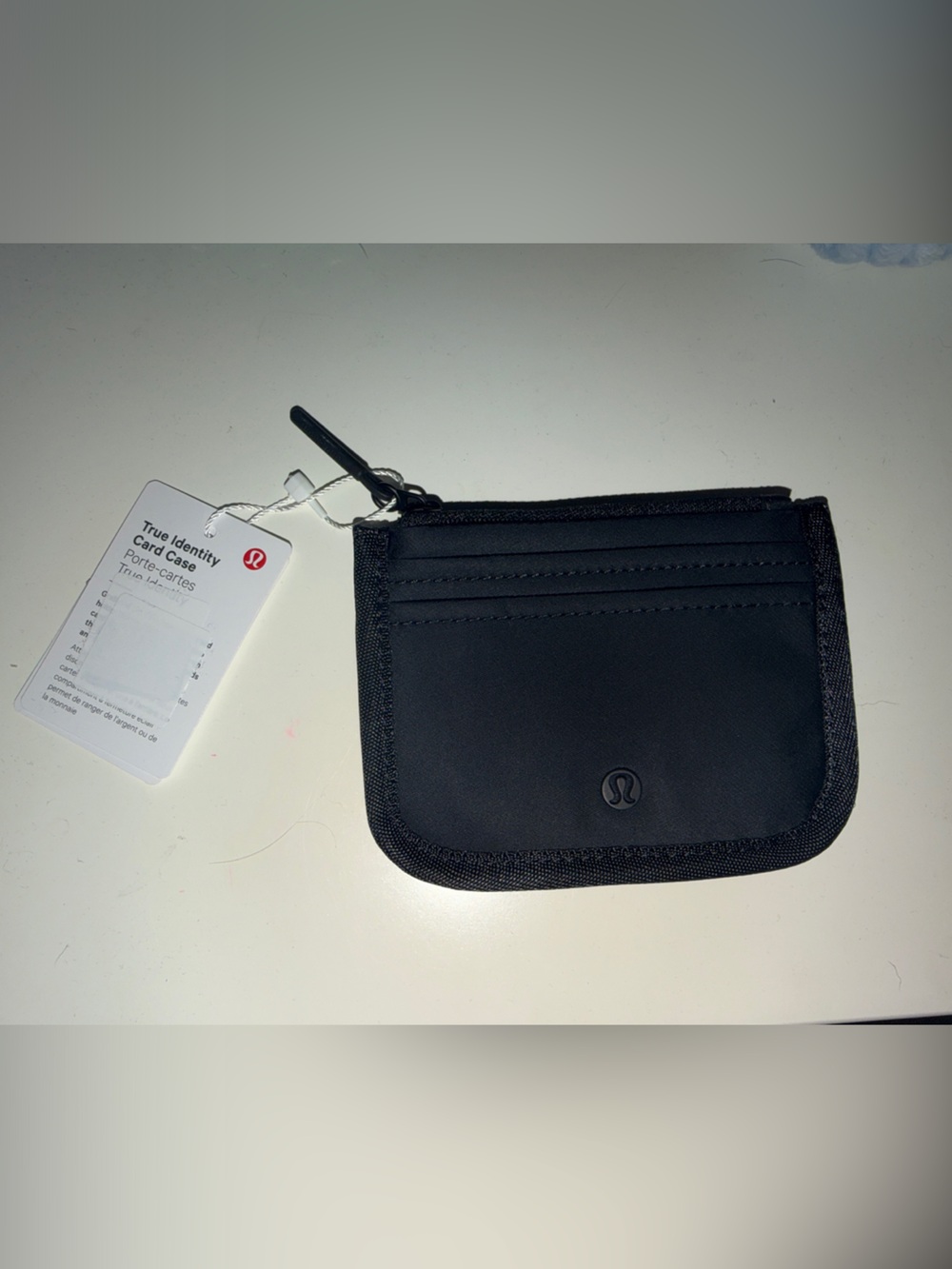 lululemon true identity card case